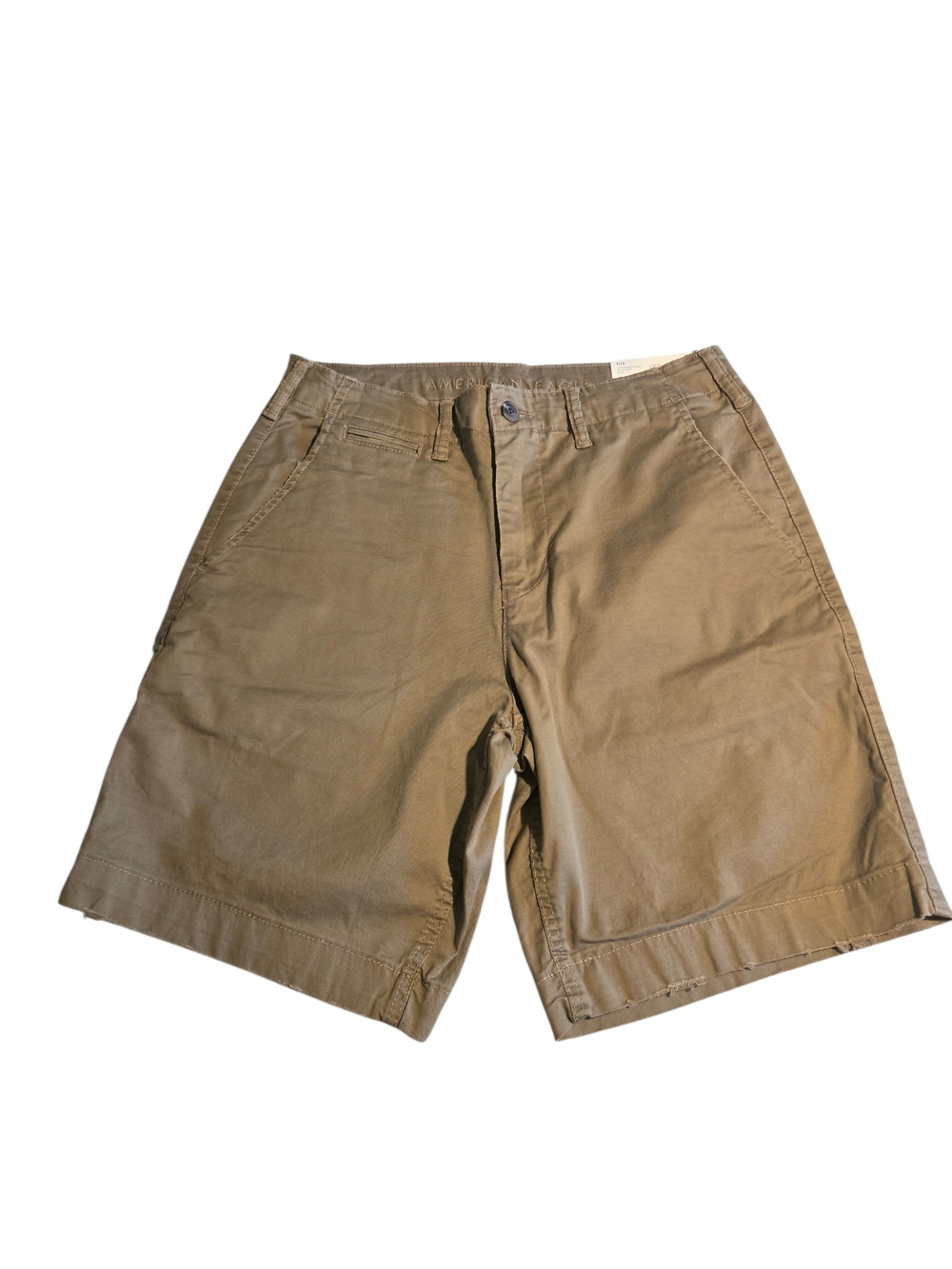 American Eagle Flex Lived-In Khaki Shorts Men’s 31 Stretch Flat Front Pockets